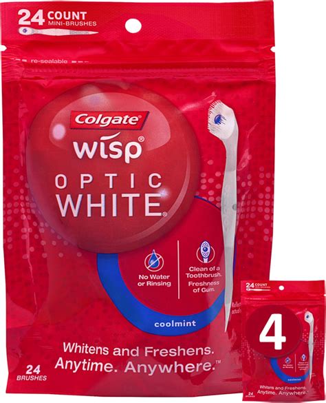 Amazon Com Colgate Wisp Portable Mini Brush Optic White Coolmint 24 Amazon Com Colgate Wisp Portable Mini Brush Optic White Coolmint 24
