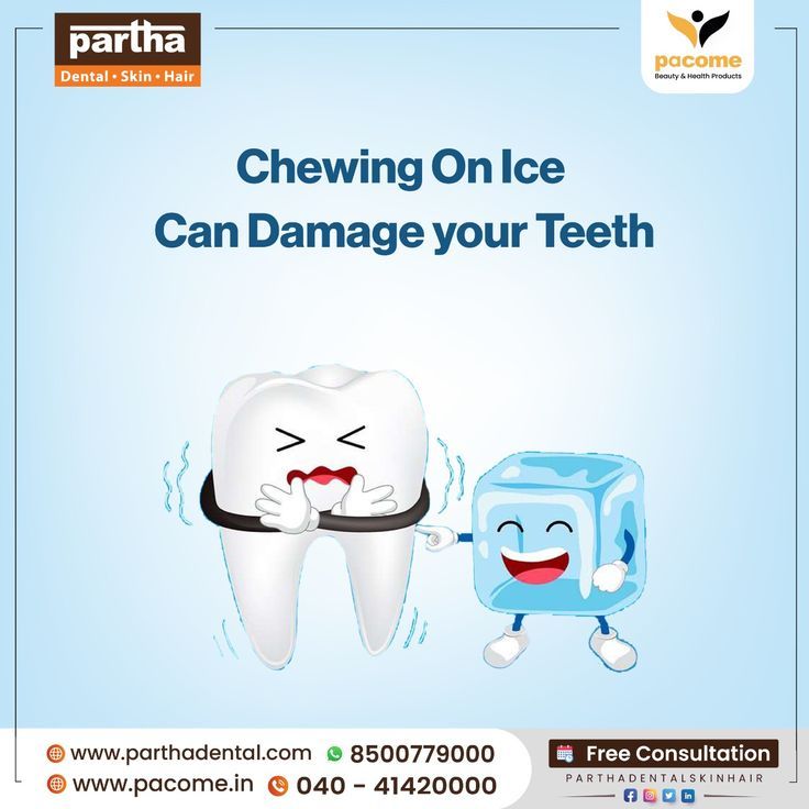 Chewing Ice Teeth Damage Chewing Ice Teeth Damage