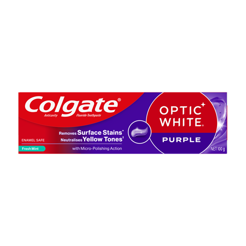 Colgate Optic White Purple