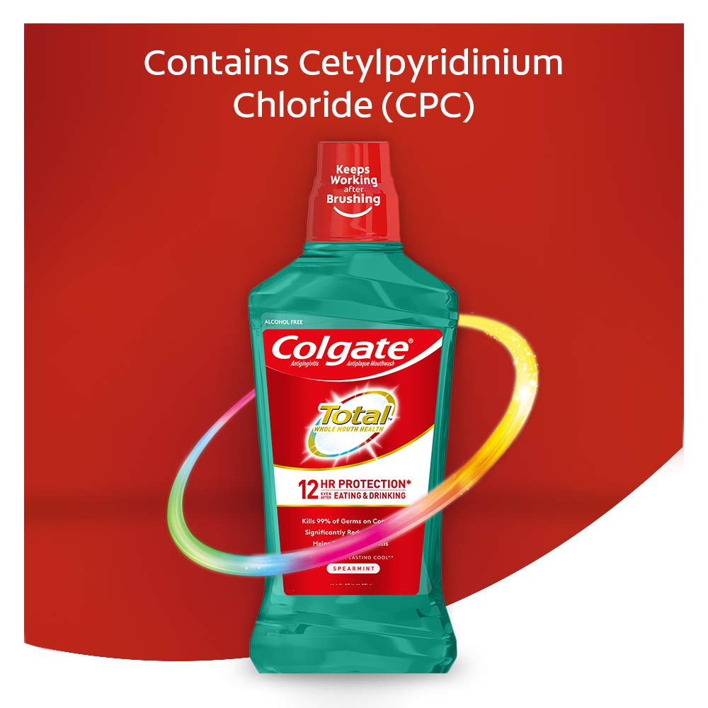 Colgate Total Proshield Mouthwash: Fights Plaque & Gingivitis Colgate Total Proshield Mouthwash: Fights Plaque & Gingivitis