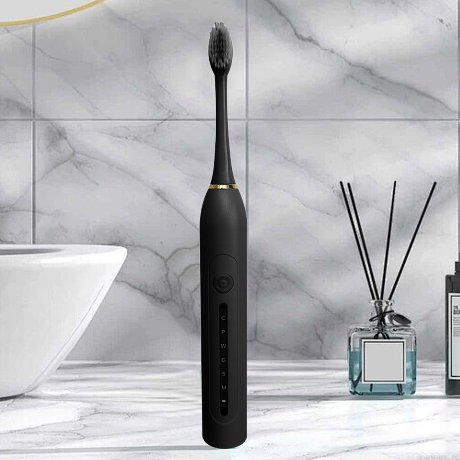 Hard Bristle Toothbrush: Whitens Teeth Effectively