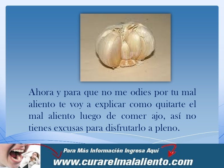 Mal Aliento Del Estomago