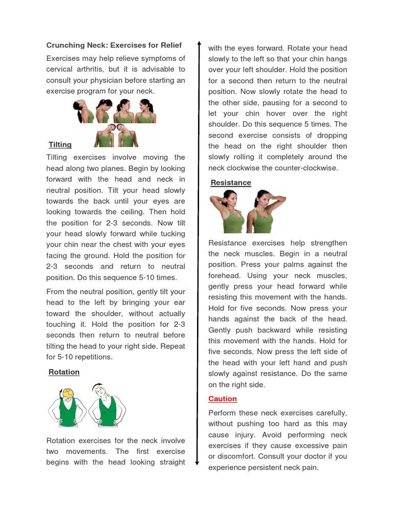 Neck Crunching: Fix With Simple Exercises
