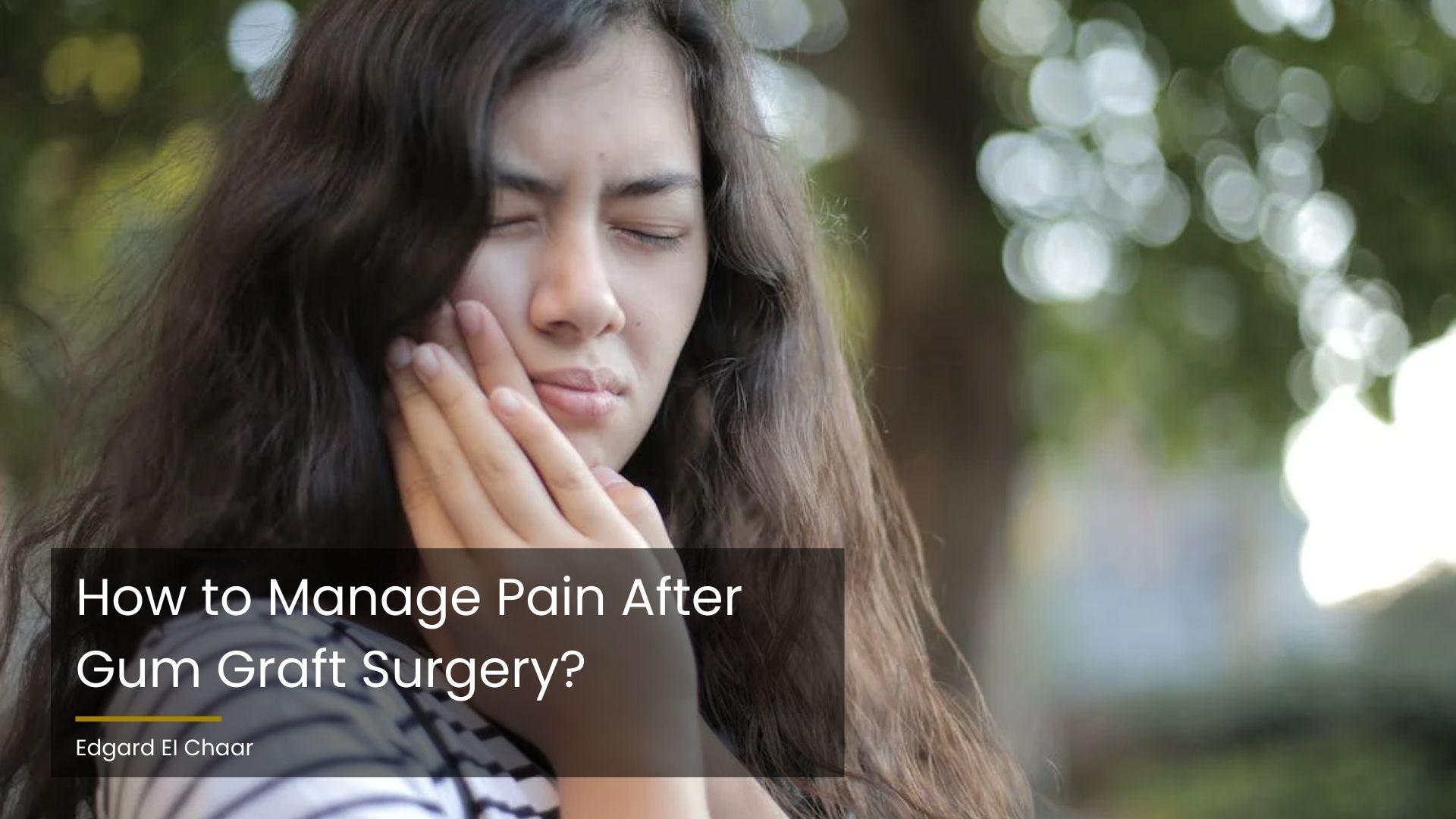 Pain After Gum Graft