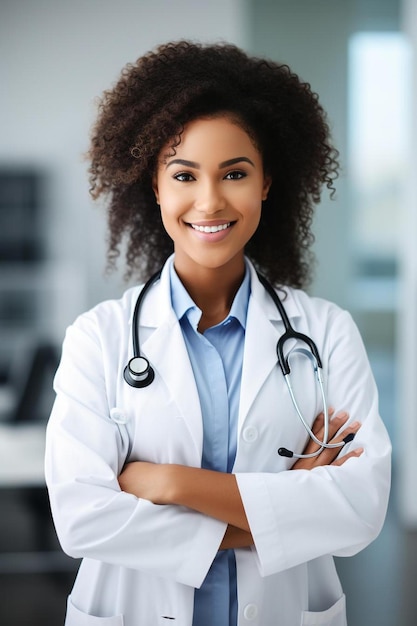 Premium Photo Portrait Doctor Or Happy Woman In Healthcare Hospital Premium Photo Portrait Doctor Or Happy Woman In Healthcare Hospital