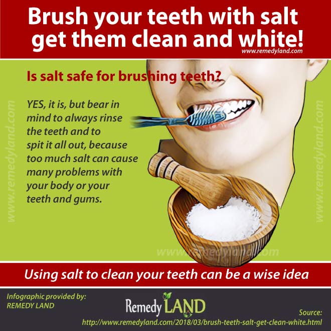 Salt To Brush Your Teeth