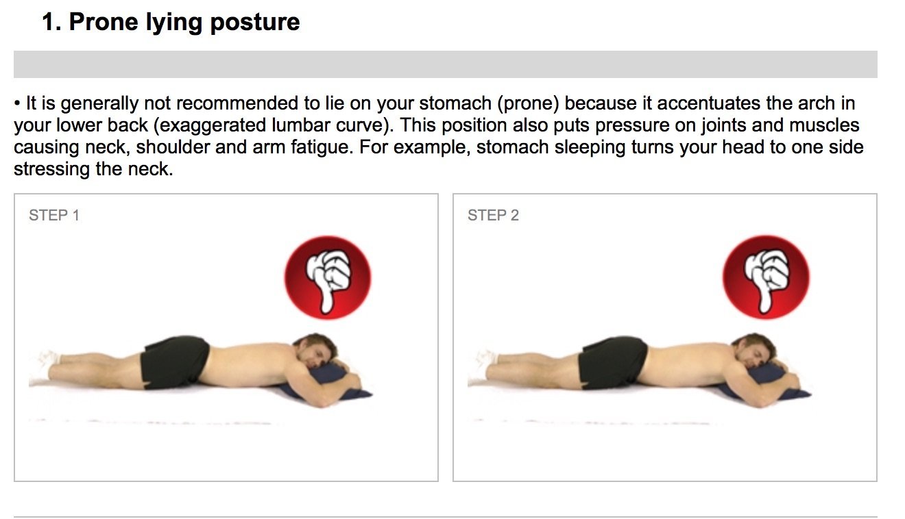 Sleeping In A Prone Position