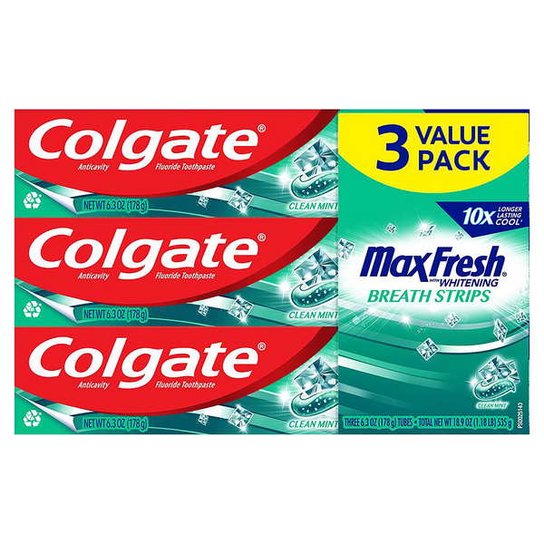 Toothpaste With Breath Strips