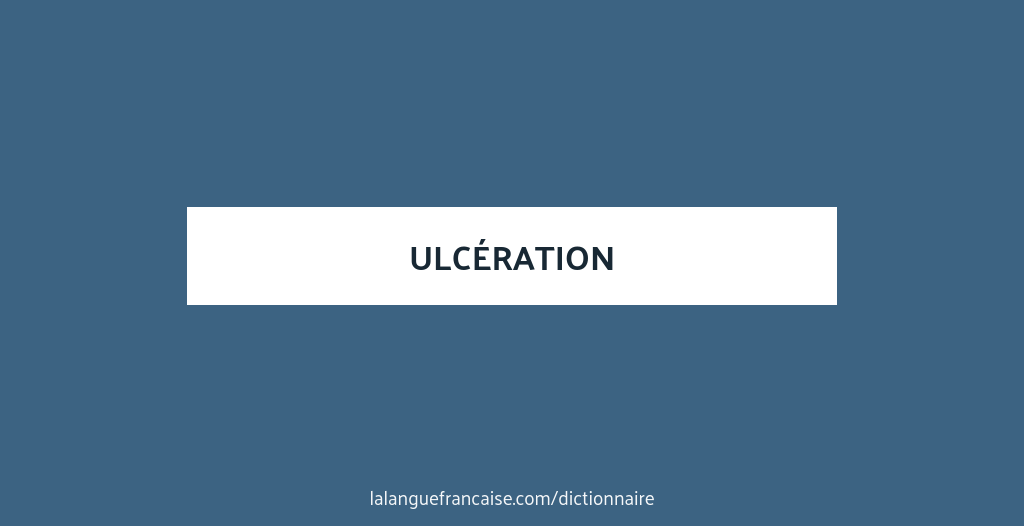 Ulceration Sous La Langue