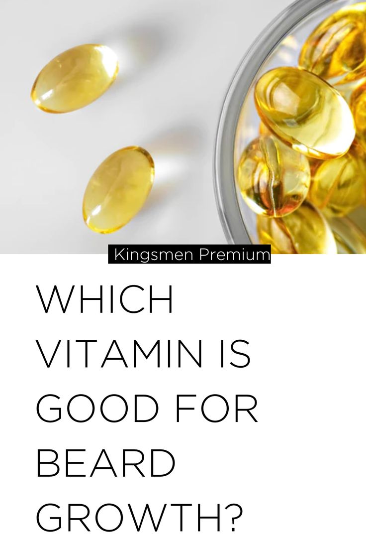 Vitamins That Promote Beard Growth