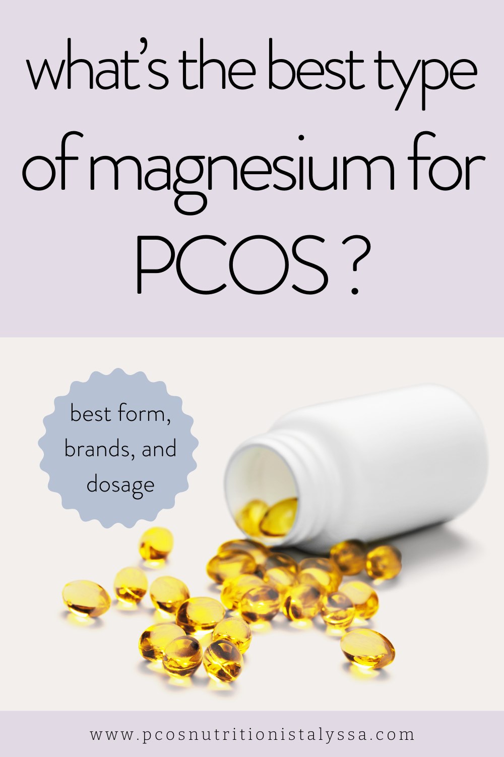 What Helps Pcos? Magnesium Glycinate Benefits