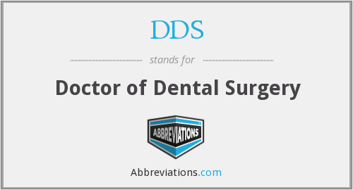 What's Dds Stand For
